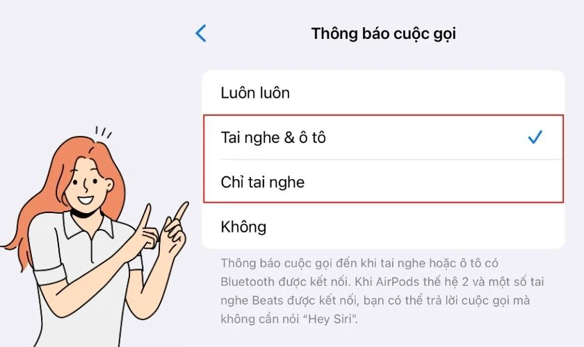 Lưu ý khi tắt đọc tên người gọi đến trên iOS 18.7