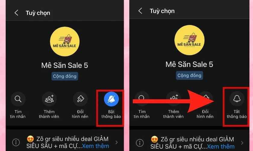 Bật lại thông báo sinh nhật bạn bè trong nhóm