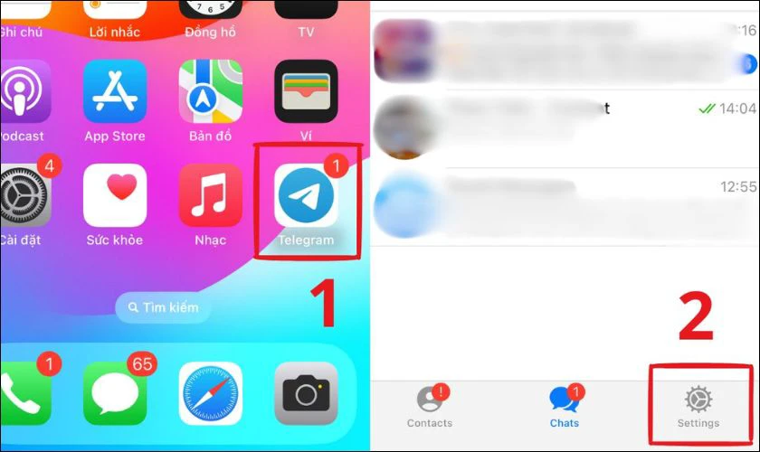 Tắt trạng thái online trên Telegram trên iPhone nhanh