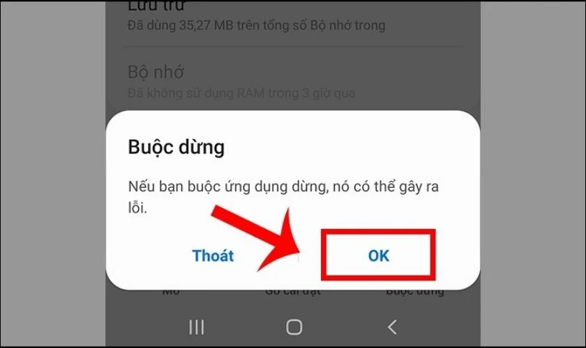 Đối với dòng máy chạy hệ điều hành Android từ 6.0 trở lên