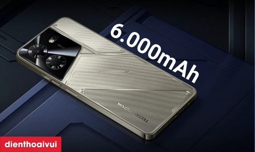 Tecno POVA 5 sở hữu viên PIN dung lượng khủng 6.000mAh