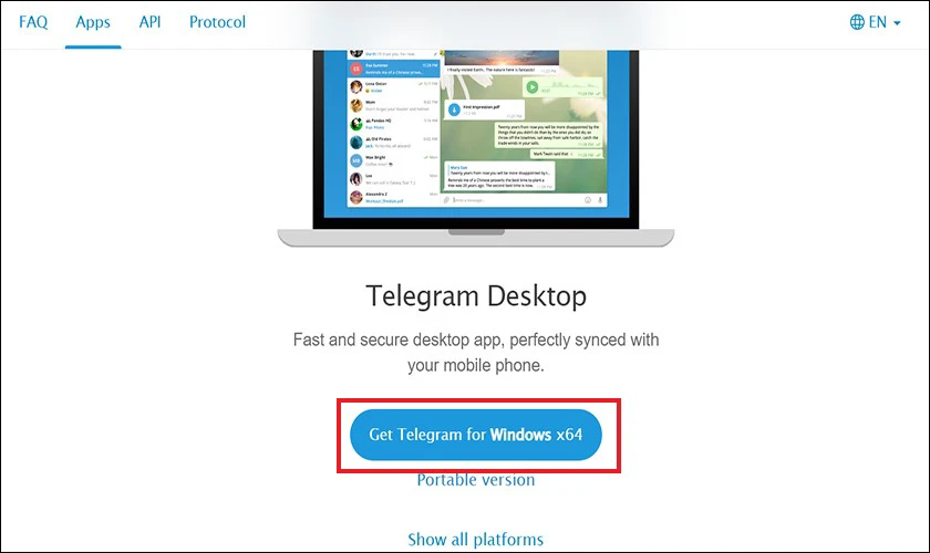 Cách cài đặt Telegram trên máy tính