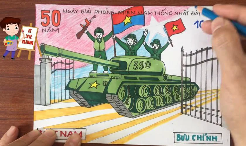 Tô màu để hoàn thiện