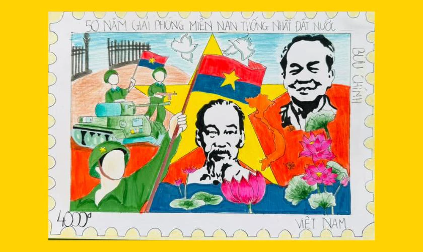 Hình ảnh tem 30/4 đẹp miễn phí