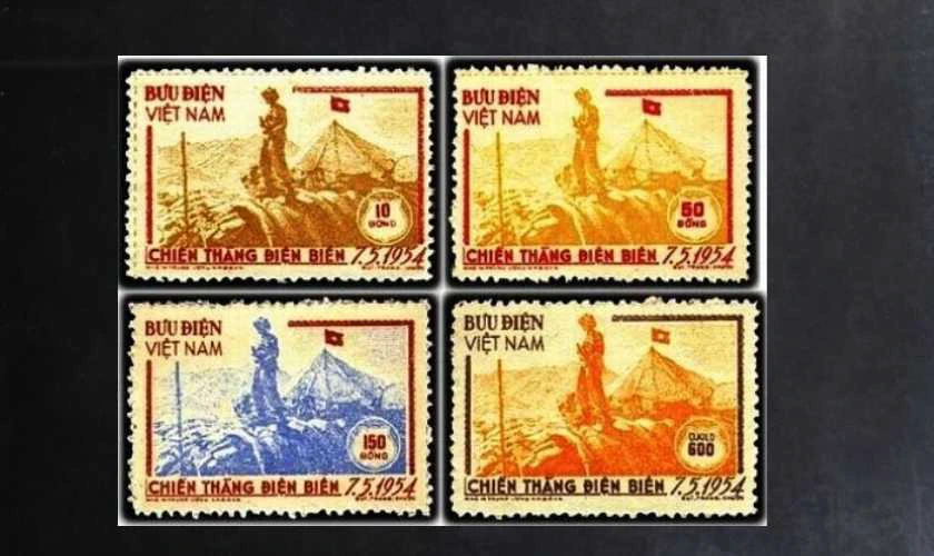 Bộ tem kỷ niệm 70 năm chiến thắng Điện Biên Phủ