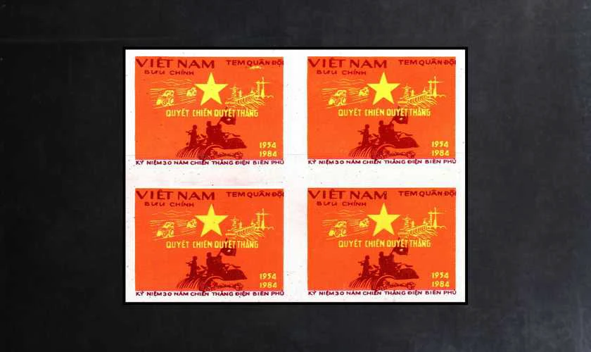 Tem Việt Nam mô tả chiến thắng lẫy lừng ở Điện Biên Phủ