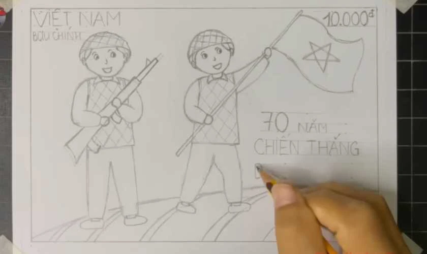 Bước 4: Thêm chữ và số