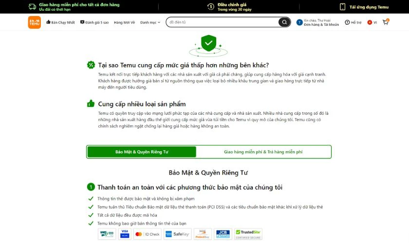 Có nên dùng Temu không? Temu có an toàn không?