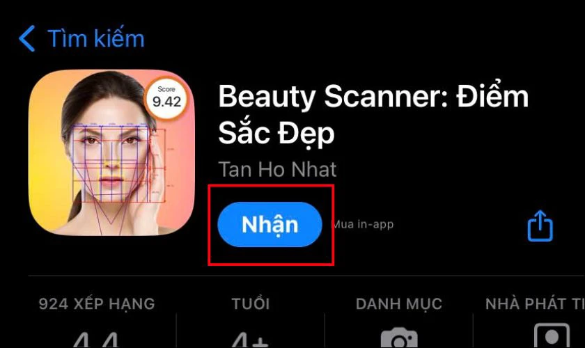 Cách sử dụng app test độ xinh đẹp Beauty Scanner