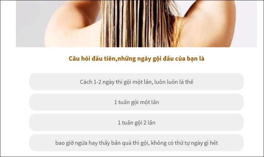 Chọn đáp án phù hợp với bạn nhất và nhấn Tiếp tục hoặc Next