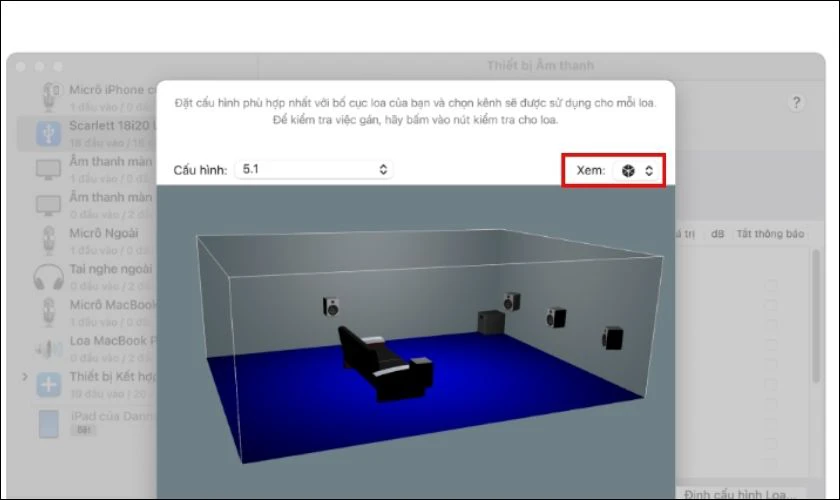 Cách test loa MacBook loa đa kênh