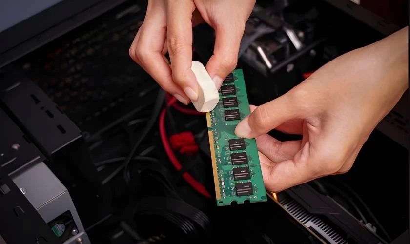 Làm gì sau khi test RAM máy tính