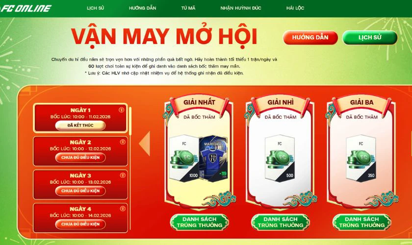 Vận may mở hội