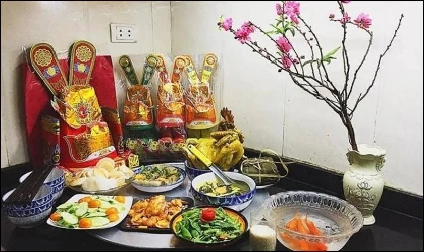 Cách bày mâm cúng Tết ông Công ông Táo 2026 Bính Ngọ