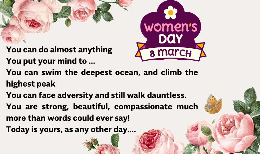 Thơ 8/3 cho đồng nghiệp nữ bằng tiếng Anh