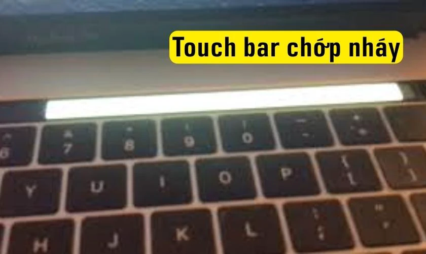 Các lỗi thường gặp trên thanh Touch Bar Macbook Pro