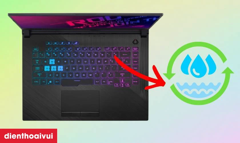 Thay b&agrave;n ph&iacute;m laptop Asus ROG Strix G15 G512