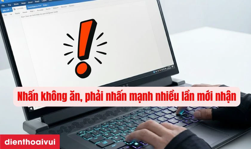 C&aacute;ch nhận biết b&agrave;n ph&iacute;m laptop Dell Alienware 17 R2 bị hỏng