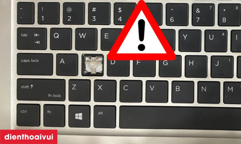 Dấu hiệu b&agrave;n ph&iacute;m laptop Dell Inspiron 13 7353 2-in-1 bị lỗi cần thay ngay