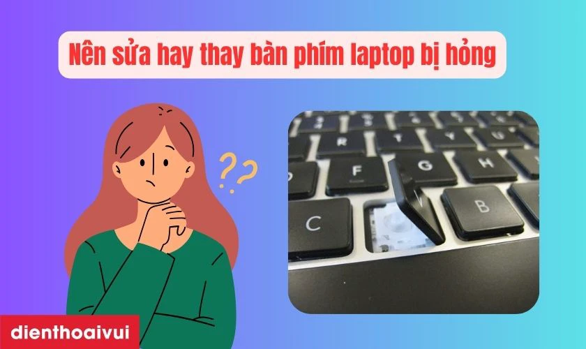 Nên sửa hay thay bàn phím laptop Dell Inspiron 15 5555?