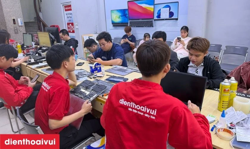 Quy trình thay bàn phím laptop Dell Latitude E7440 lấy liền tại Điện Thoại Vui