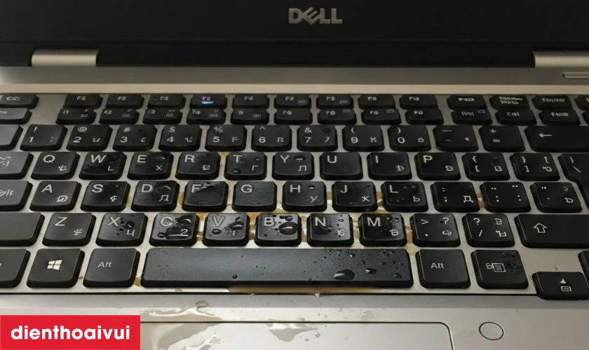 C&aacute;ch nhận biết b&agrave;n ph&iacute;m laptop Dell Precision M2800 bị hỏng