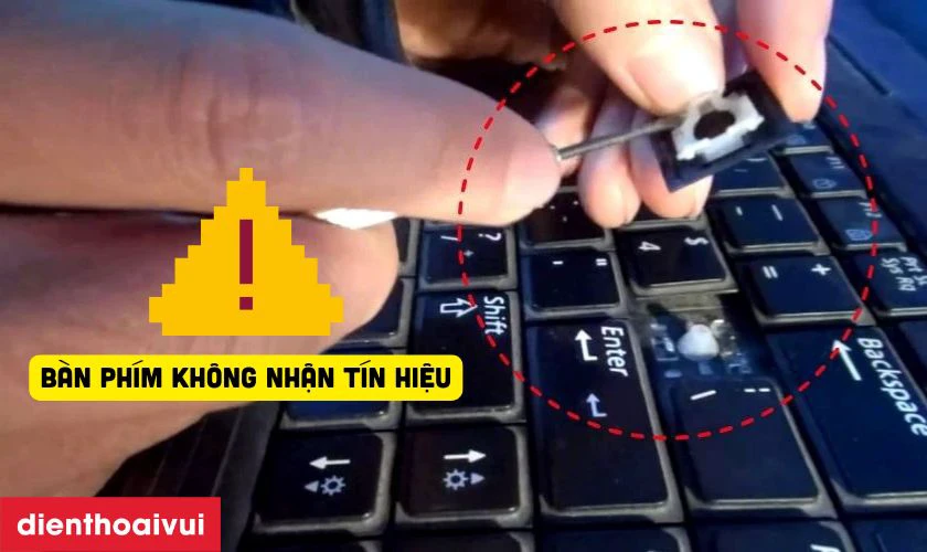 Dấu hiệu b&agrave;n ph&iacute;m laptop HP 15V bị lỗi cần thay ngay