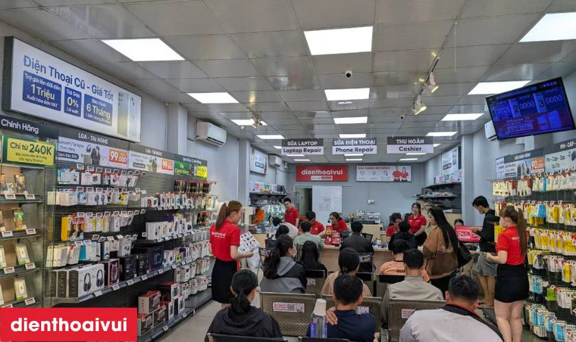 Quy tr&igrave;nh thay b&agrave;n ph&iacute;m laptop HP 17-3000 nhanh ch&oacute;ng, minh bạch tại Điện Thoại Vui