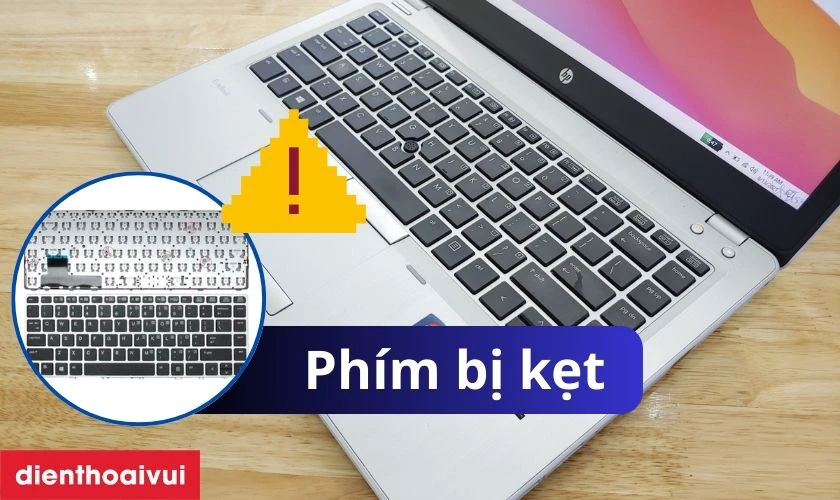 Dấu hiệu b&agrave;n ph&iacute;m laptop HP Folio 9470M bị lỗi cần thay ngay