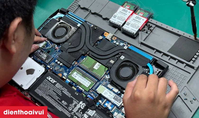 Giải pháp thay bàn phím laptop HP Pavilion 8710 chính hãng tại Điện Thoại Vui