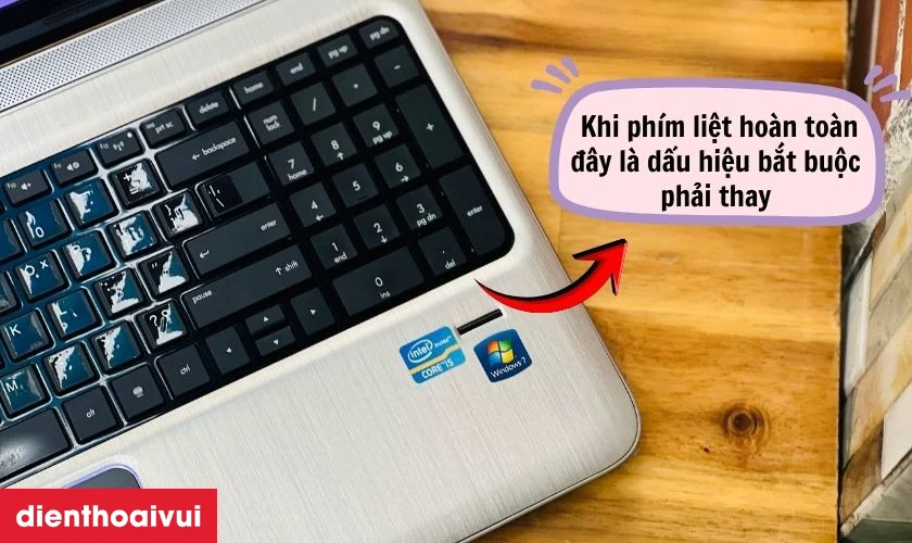 Khi n&agrave;o bắt buộc phải thay b&agrave;n ph&iacute;m laptop HP Pavilion DV6-1000?