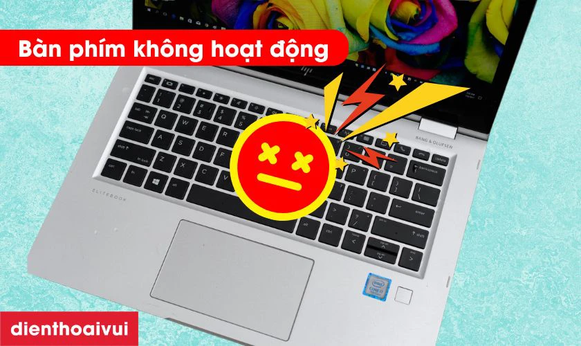 C&aacute;ch nhận biết b&agrave;n ph&iacute;m laptop HP Pavilion X360 1030 G2 bị hỏng