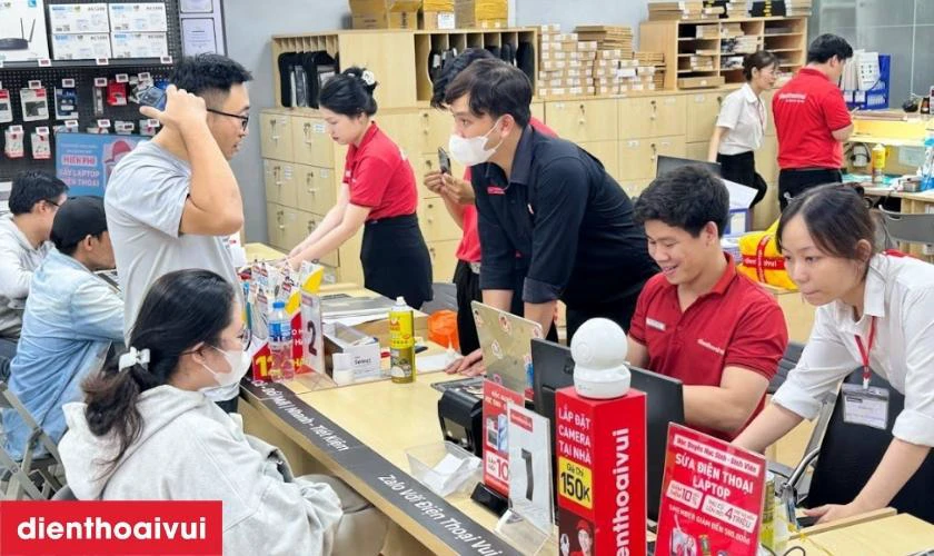 Quy tr&igrave;nh thay b&agrave;n ph&iacute;m laptop HP ProBook 430-G6 nhanh ch&oacute;ng, minh bạch tại Điện Thoại Vui