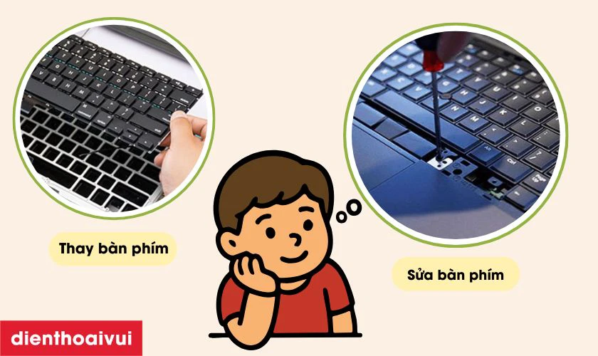 N&ecirc;n sửa hay thay b&agrave;n ph&iacute;m laptop HP Probook 4440S?