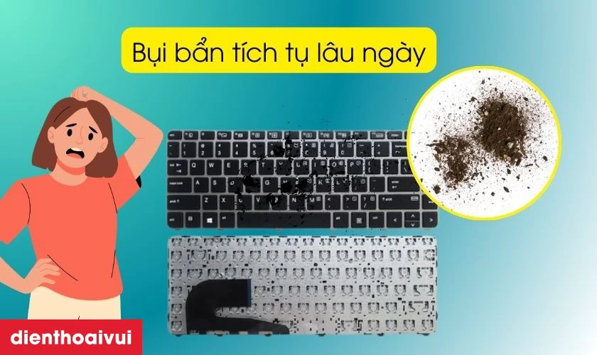 Nguyên nhân khiến bàn phím laptop HP ProBook 840-G3 nhanh hỏng