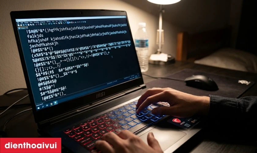 C&aacute;ch nhận biết b&agrave;n ph&iacute;m MSI Katana GF66 cần thay
