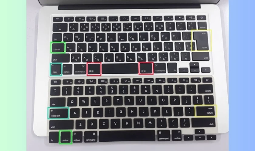 Thay bàn phím MacBook Nhật sang US