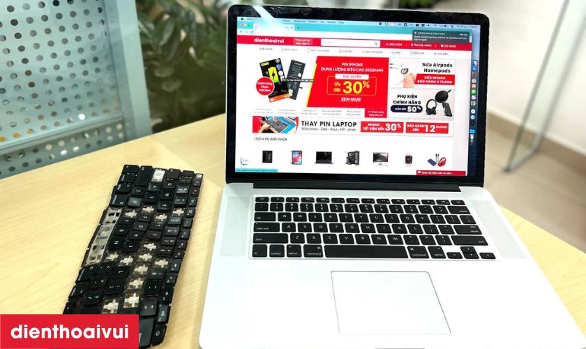 Thay bàn phím MacBook như mới