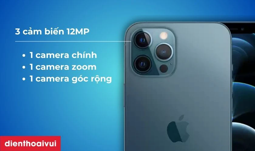 Tổng quan về camera sau điện thoại iPhone 12 Pro