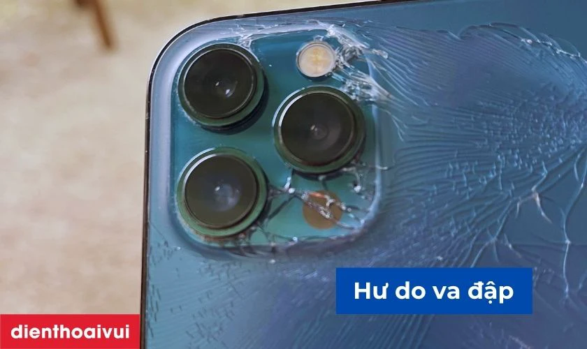 Camera sau hư do va đập vào các bề mặt