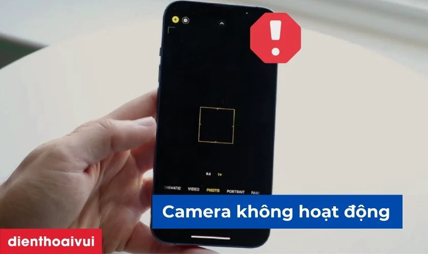 Camera sau không hoạt động