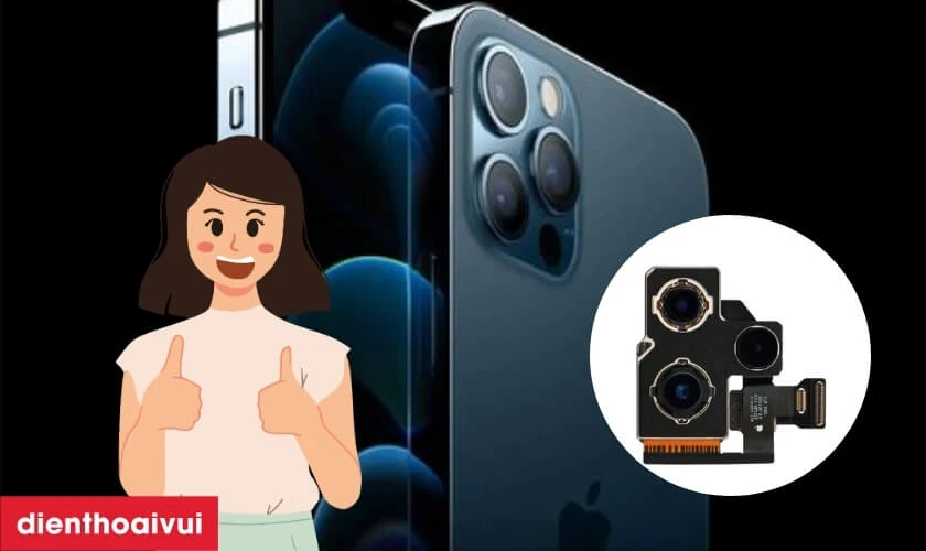 Thay camera sau iPhone 12 Pro chính hãng Hatech có tốt không?