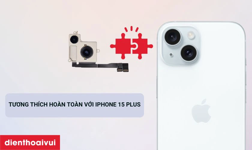 Thay camera sau iPhone 15 Plus hãng Hatech có tốt không?