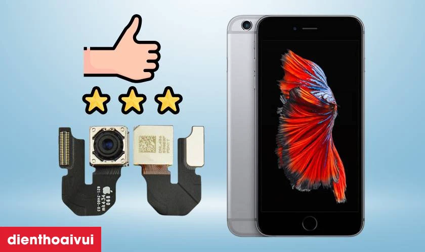 Có nên thay camera sau iPhone 6 Plus chính hãng Hatech không