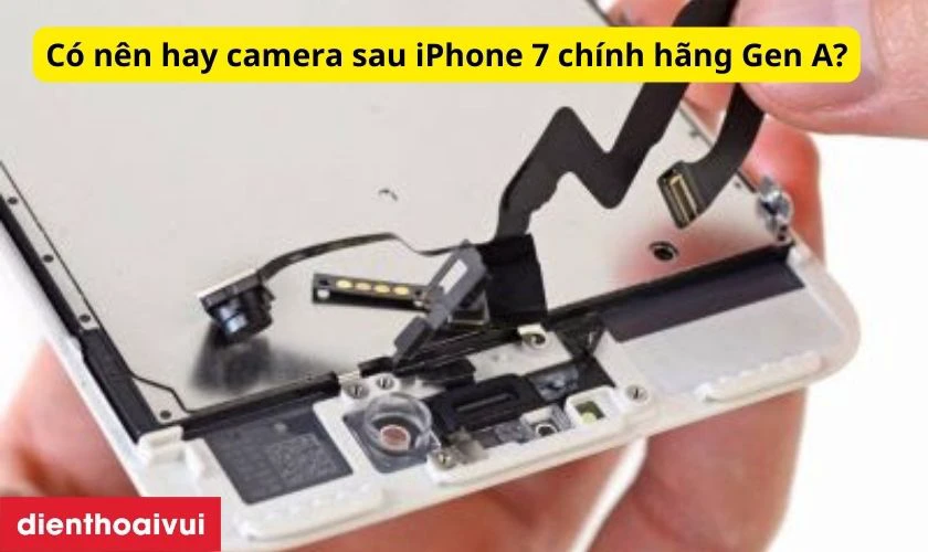 Có nên thay camera sau iPhone 7 chính hãng GENA không?