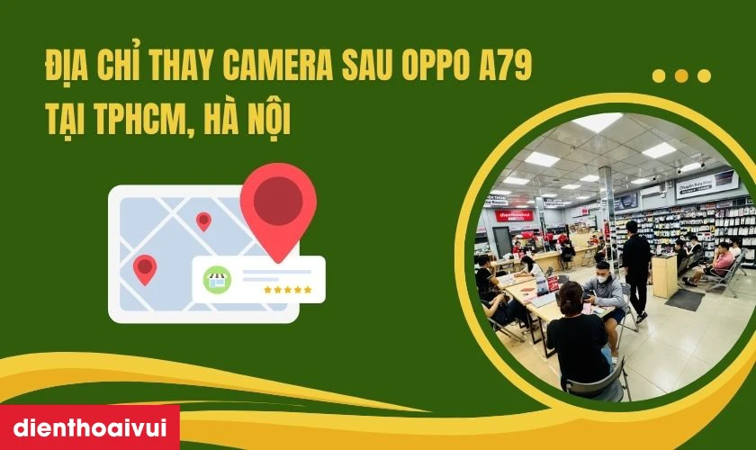 Địa chỉ thay camera sau Oppo A79 chính hãng