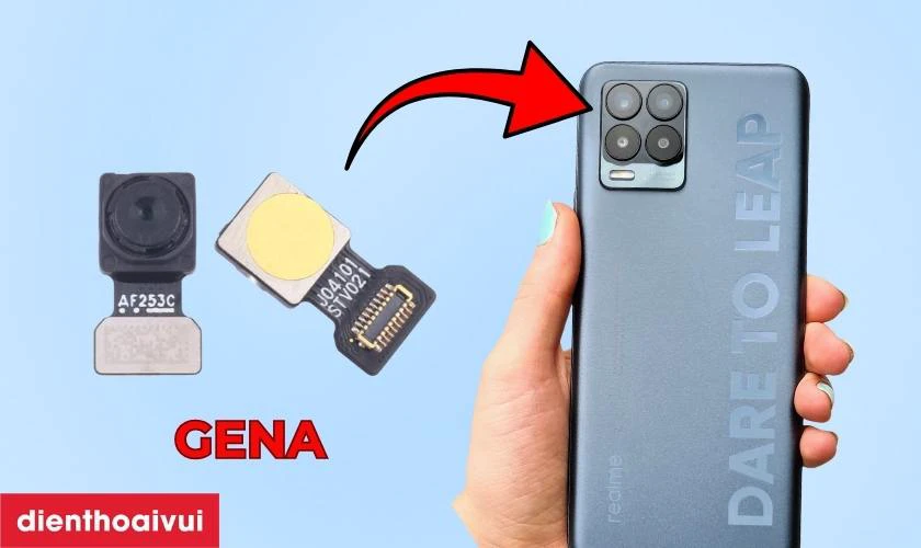 Thay camera sau Realme 8 Pro chính hãng GENA là gì?