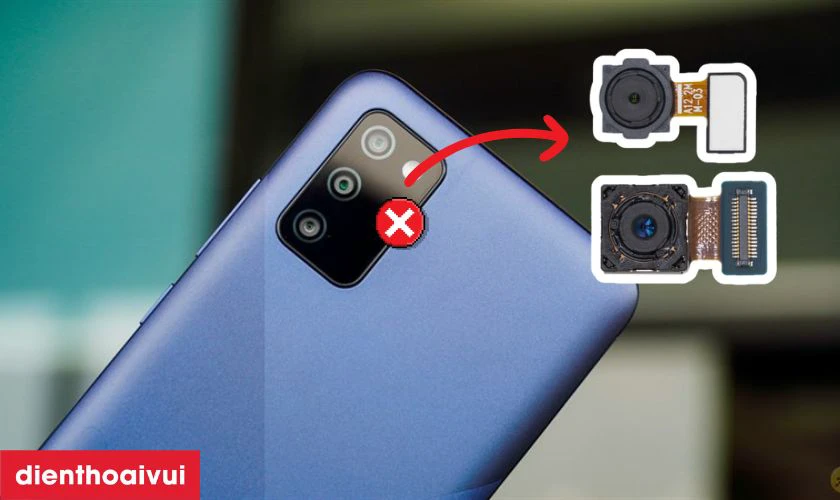 Các dấu hiệu nhận biết bạn cần thay camera sau Samsung Galaxy A02