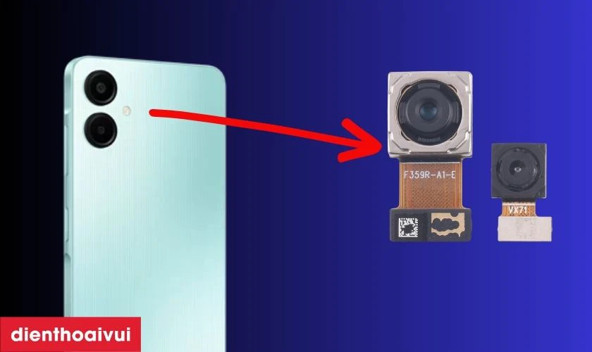 C&oacute; n&ecirc;n thay camera sau cho Samsung Galaxy A06 kh&ocirc;ng?