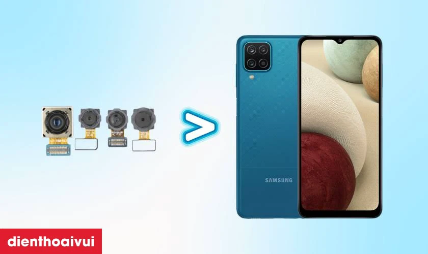 Thay camera sau Samsung Galaxy A12 là gì